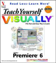 Cover of: Teach Yourself Visually : Adobe Premiere 6