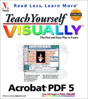 Cover of: Teach Yourself VISUALLY Acrobat 5 PDF by Ted Padova