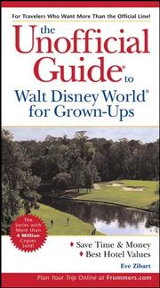 Cover of: The Unofficial Guide to Walt Disney World for Grown-Ups