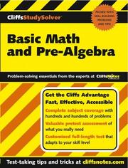 Cover of: Basic math and pre-algebra by Jonathan S. White, Jonathan S. White