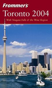 Cover of: Frommer's Toronto 2004