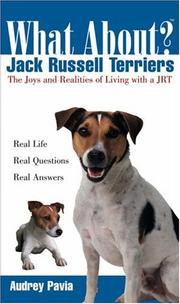 Cover of: Jack Russell terriers by Audrey Pavia