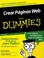 Cover of: Creating Web Pages Para Dummies, Spanish Edition