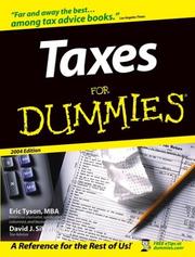 Taxes for dummies by Eric Tyson, David J. Silerman