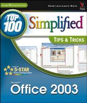 Cover of: Office 2003: Top 100 Simplified Tips & Tricks