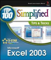 Cover of: Microsoft Excel 2003: top 100 simplified tips & tricks