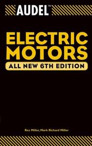 Cover of: Electric motors by Rex Miller, Rex Miller