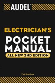 Audel Electricians Pocket Manual