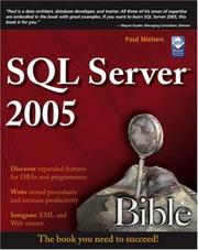 Cover of: SQL Server 2005 Bible by Paul Nielsen