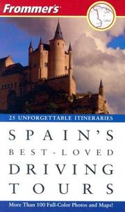 Cover of: Frommer's Spain's Best-Loved Driving Tours by British Auto Association