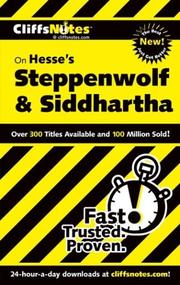 CliffsNotes on Hesses Steppenwolf & Siddhartha