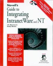 Cover of: Novell's guide to integrating intraNetWare and NT by J. D. Marymee