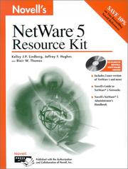 Cover of: Novell's NetWare® 5 Resource Kit by Jelley J. P. Lindberg, Jeffrey F. Hughes, Blair W. Thomas