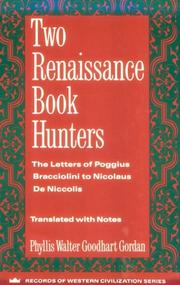 Cover of: Two Renaissance book hunters by Poggio Bracciolini