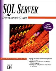 Cover of: SQL Server® Developer's Guide