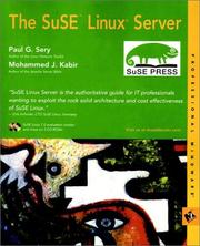 Cover of: The SuSE Linux Server (With CD-ROMs)