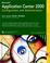 Cover of: Microsoft Application Center 2000 Configuration and Administration