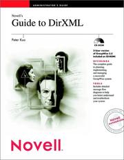 Cover of: Novell's Guide to DirXML