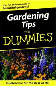 Cover of: Gardening Tips for Dummies