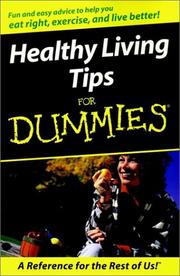 Cover of: Healthy Living Tips for Dummies