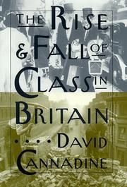 Cover of: The rise and fall of class in Britain