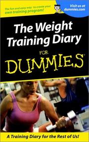 Cover of: Weight Training Diary for Dummies