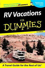 Cover of: RV Vacations for Dummies by Harry Basch, Shirley Slater