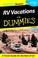 Cover of: RV Vacations for Dummies