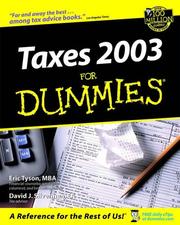 Cover of: Taxes for Dummies by Eric Tyson, David J. Silverman