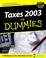 Cover of: Taxes for Dummies