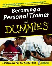 Cover of: Becoming a Personal Trainer for Dummies by Melyssa St. Michael, Linda Formichelli