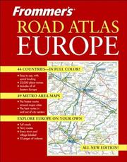 Cover of: Frommer's Road Atlas Europe by British Auto Association