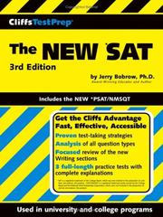 Cover of: CliffsTestPrep The NEW SAT, 3rd Edition by Jerry Bobrow