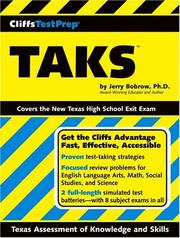 Cover of: Texas High School Exit Exam (CliffsTestPrep)