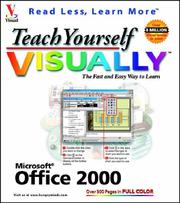 Cover of: Teach yourself Microsoft Office 2000 visually by Ruth Maran