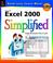 Cover of: Microsoft Excel 2000 simplified.