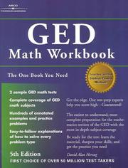 Cover of: GED Math Workbook, 5/e (Ged Mathematics Workbook)