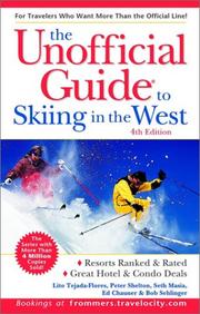 Cover of: The Unofficial Guide to Skiing in the West