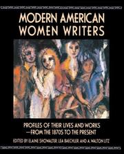 Cover of: Modern American women writers by edited by Elaine Showalter, Lea Baechler, and A. Walton Litz.