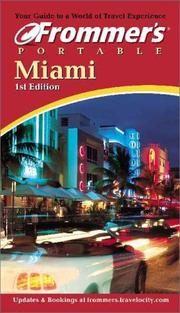 Cover of: Frommer's Portable Miami