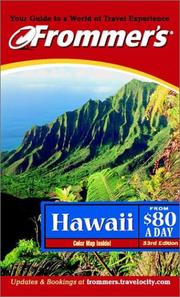 Cover of: Frommer's Hawaii from $80 a day by Jeanette Foster, Jocelyn Fujii