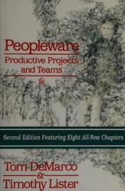 Cover of: Peopleware by Tom DeMarco