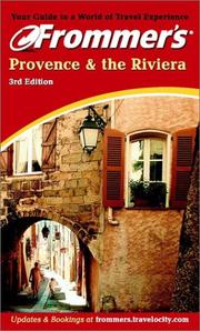 Cover of: Frommer's Provence & The Riviera