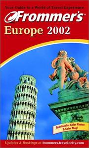 Cover of: Frommer's 2002 Europe (Frommer's Europe, 2002) by Darwin Porter