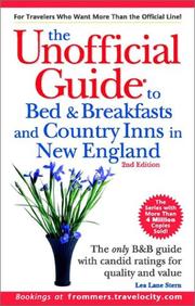 Cover of: The Unofficial Guide to Bed & Breakfasts and Country Inns in New England