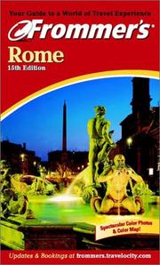 Cover of: Frommer's 2002 Rome (Frommer's Rome)