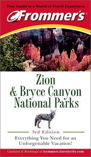 Cover of: Frommer's Zion & Bryce Canyon National Parks
