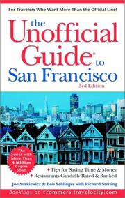 Cover of: The Unofficial Guide to San Francisco by Joe Surkiewicz, Richard Sterling, Michelle Fama