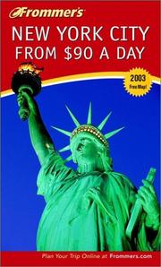Cover of: Frommer's New York City from $90 a Day 2003