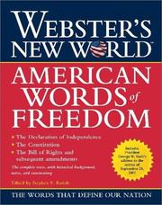 Cover of: Webster's New World American words of freedom